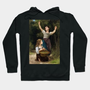 Recolte de Noisettes by William-Adolphe Bouguereau Hoodie